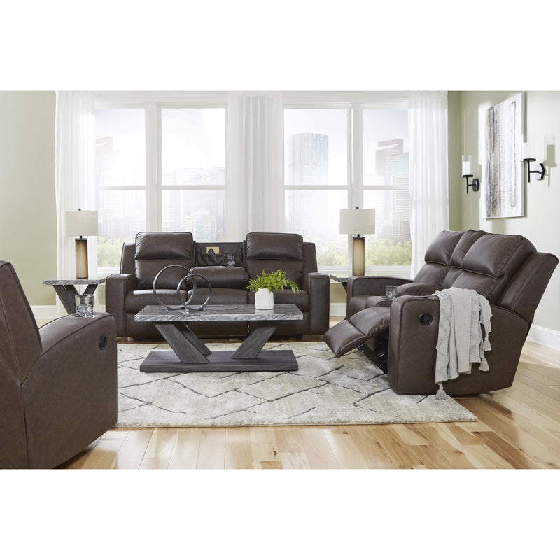 Signature Design by Ashley Lavenhorne Rocker Leather Look Recliner 6330625C IMAGE 13