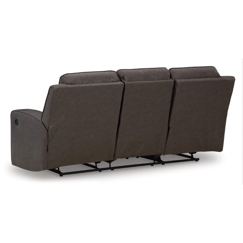Signature Design by Ashley Lavenhorne 6330689C Reclining Sofa with Drop Down Table IMAGE 5