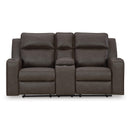 Signature Design by Ashley Lavenhorne 6330694C Double Reclining Loveseat with Console IMAGE 3