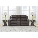 Signature Design by Ashley Lavenhorne 6330694C Double Reclining Loveseat with Console IMAGE 6