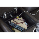 Signature Design by Ashley Lavenhorne 6330694C Double Reclining Loveseat with Console IMAGE 7