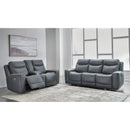 Signature Design by Ashley Mindanao U5950418C Power Reclining Loveseat with Console and Adjustable Headrest IMAGE 11