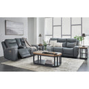 Signature Design by Ashley Mindanao U5950418C Power Reclining Loveseat with Console and Adjustable Headrest IMAGE 15