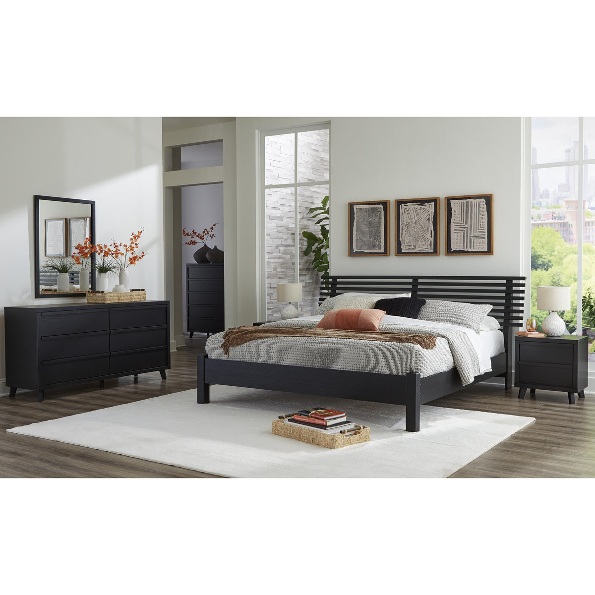 Signature Design by Ashley Danziar B1013-345 Five Drawer Wide Chest
