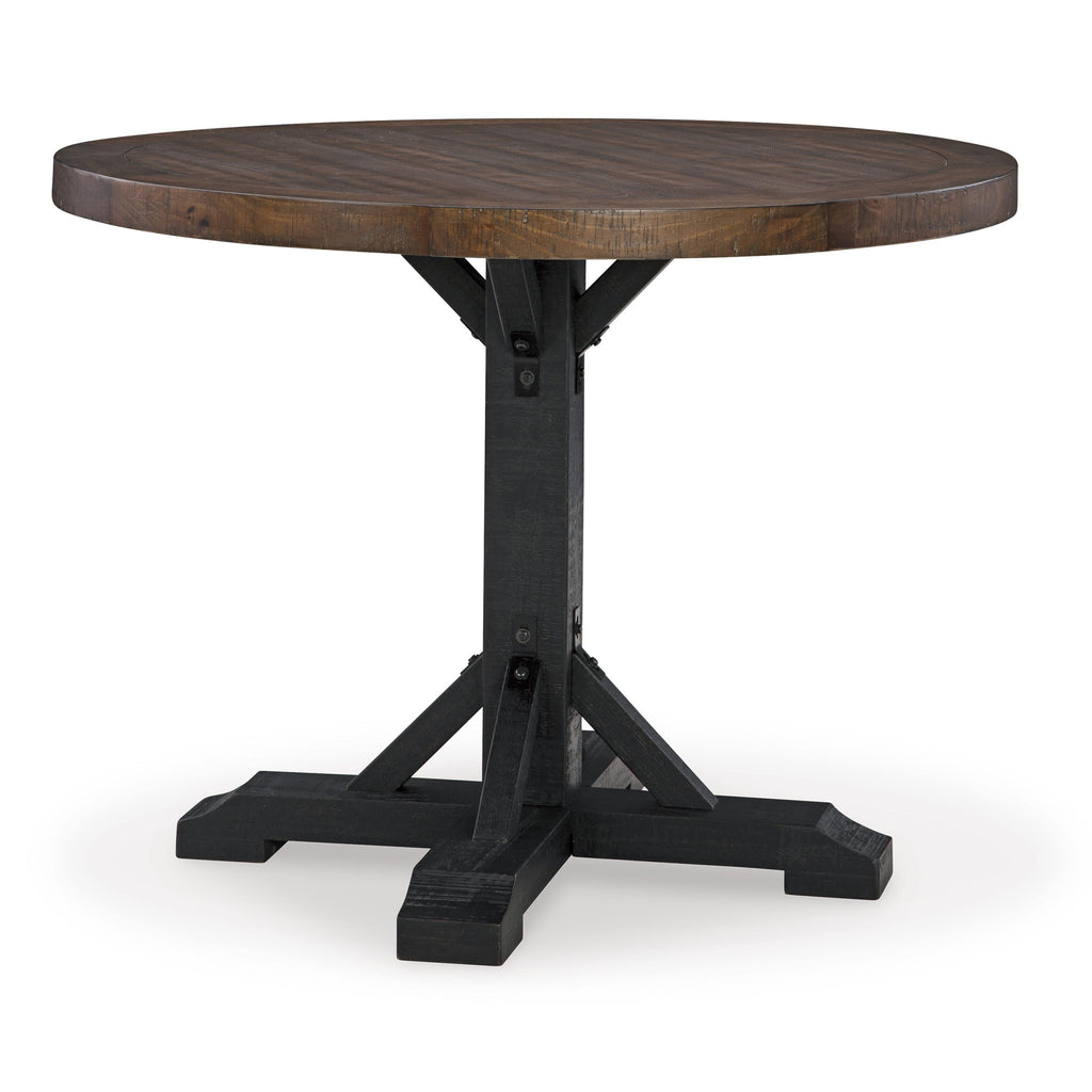 Round pedestal counter height dining table deals