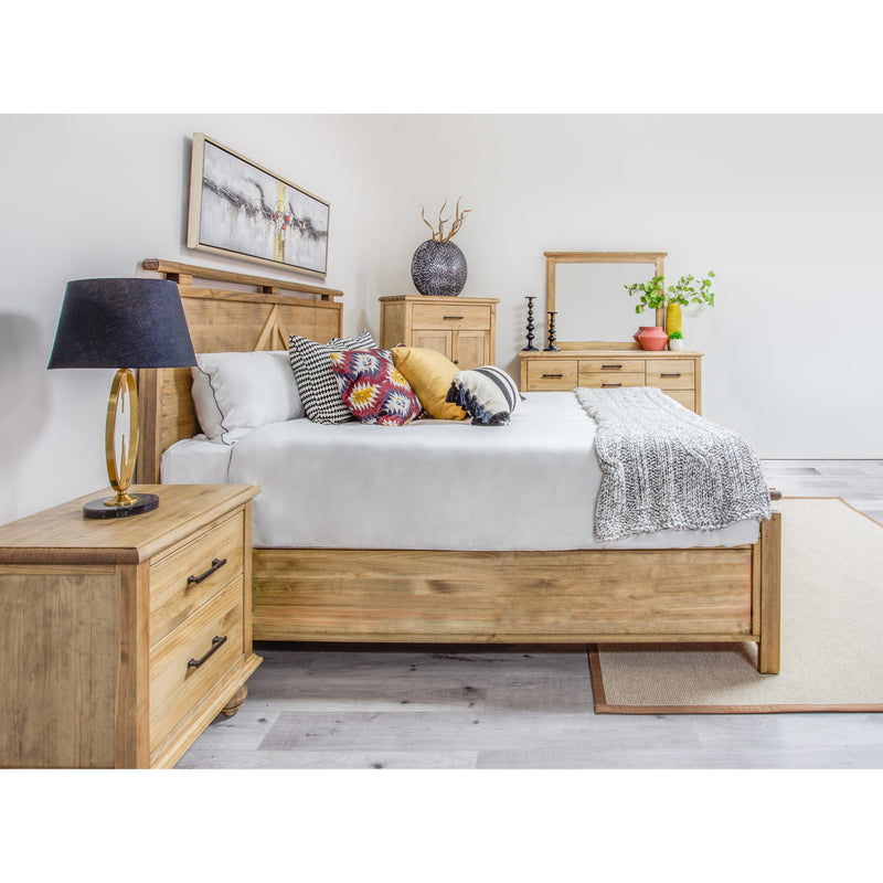 Mako Wood Furniture Victoria Queen Panel Bed 8300-Q IMAGE 3