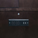 Cabinet Bed Beds Queen Harrison Queen Cabinet Bed - Shadow Black IMAGE 12