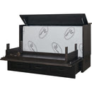 Cabinet Bed Beds Queen Harrison Queen Cabinet Bed - Shadow Black IMAGE 4