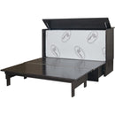 Cabinet Bed Beds Queen Harrison Queen Cabinet Bed - Shadow Black IMAGE 5
