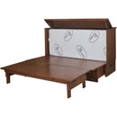 Cabinet Bed Beds Queen Barn Queen Cabinet Bed - Cojoba IMAGE 5