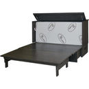 Cabinet Bed Beds Queen Aztec Queen Cabinet Bed - Grey IMAGE 4