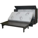 Cabinet Bed Beds Queen Aztec Queen Cabinet Bed - Grey IMAGE 6