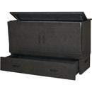 Cabinet Bed Beds Queen Aztec Queen Cabinet Bed - Grey IMAGE 8