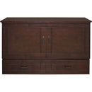 Cabinet Bed Beds Queen Aztec Queen Cabinet Bed - Espresso IMAGE 1