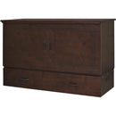 Cabinet Bed Beds Queen Aztec Queen Cabinet Bed - Espresso IMAGE 2