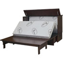 Cabinet Bed Beds Queen Aztec Queen Cabinet Bed - Espresso IMAGE 6