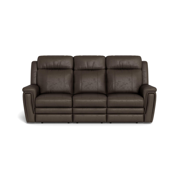 Palliser Asher Power Reclining Leather Match Sofa 41065-L6-SOLANA-MOUNTAIN-MATCH IMAGE 1
