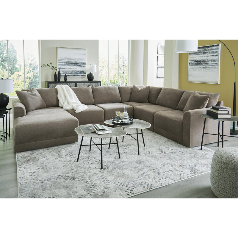 Benchcraft Raeanna Fabric 6 pc Sectional 1460316/1460346/1460346/1460377/1460346/1460365 IMAGE 2