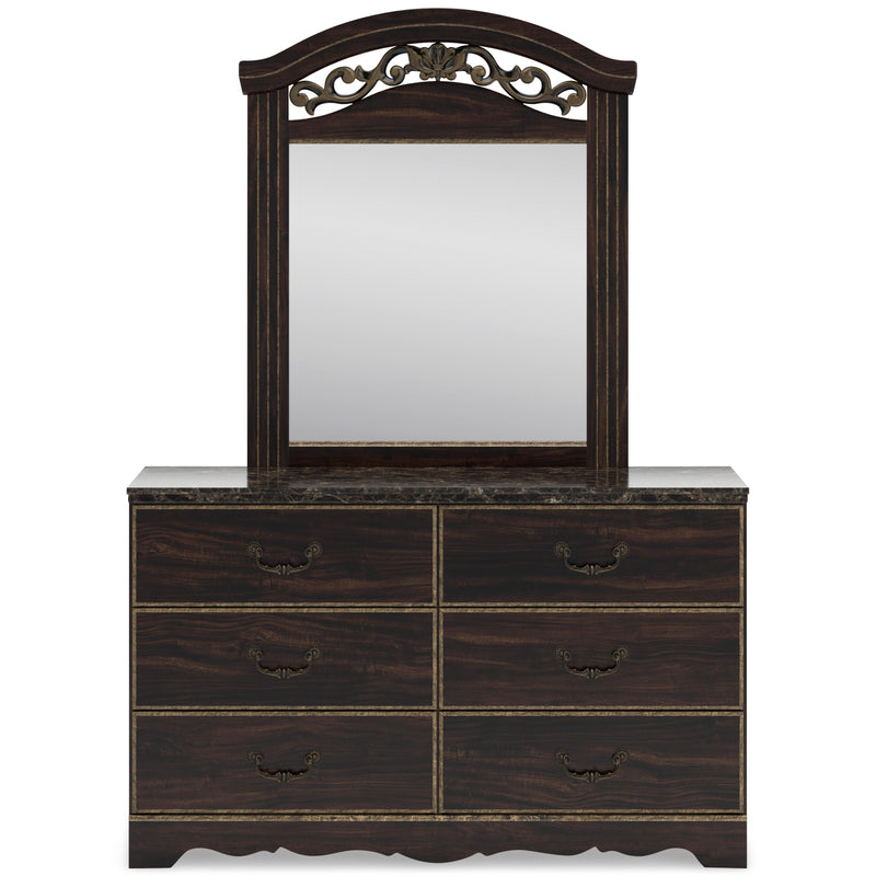 Signature Design by Ashley Glosmount Dresser with Mirror B1055-231/B1055-36 IMAGE 3