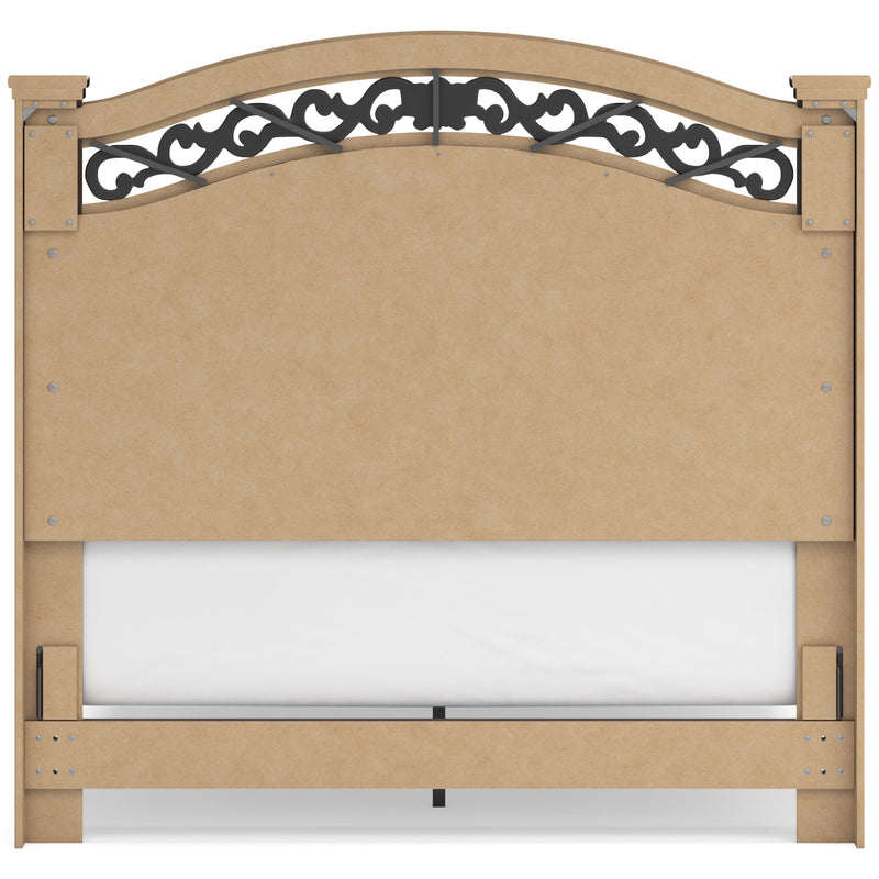 Signature Design by Ashley Glosmount Queen Poster Bed B1055-67/B1055-64/B1055-96 IMAGE 4