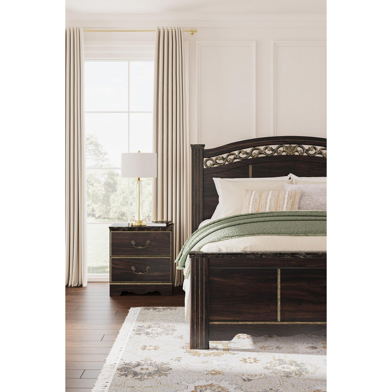 Signature Design by Ashley Glosmount Queen Poster Bed B1055-67/B1055-64/B1055-96 IMAGE 8