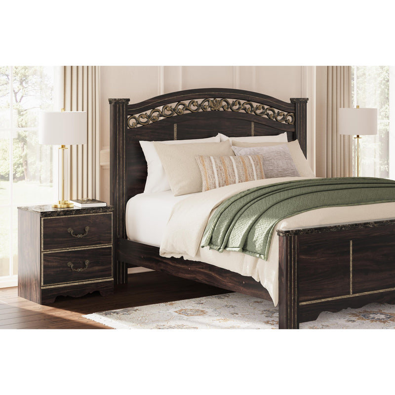 Signature Design by Ashley Glosmount Queen Poster Bed B1055-67/B1055-64/B1055-96 IMAGE 9