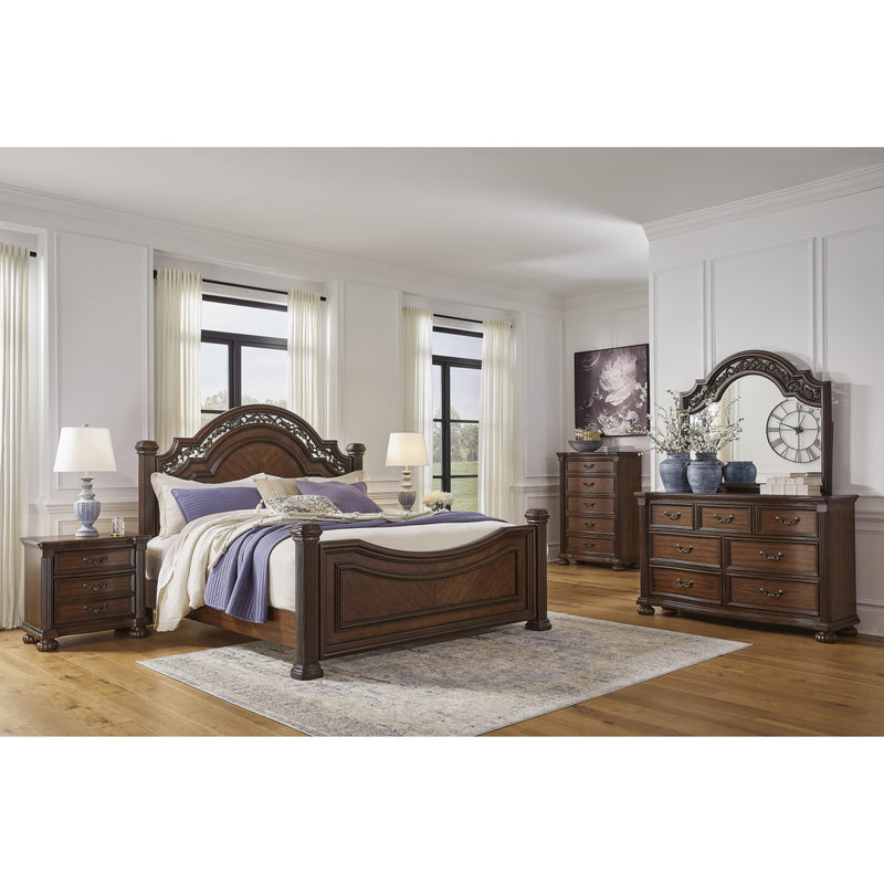 Signature Design by Ashley Lavinton Queen Poster Bed B764-50/B764-71/B764-97 IMAGE 9