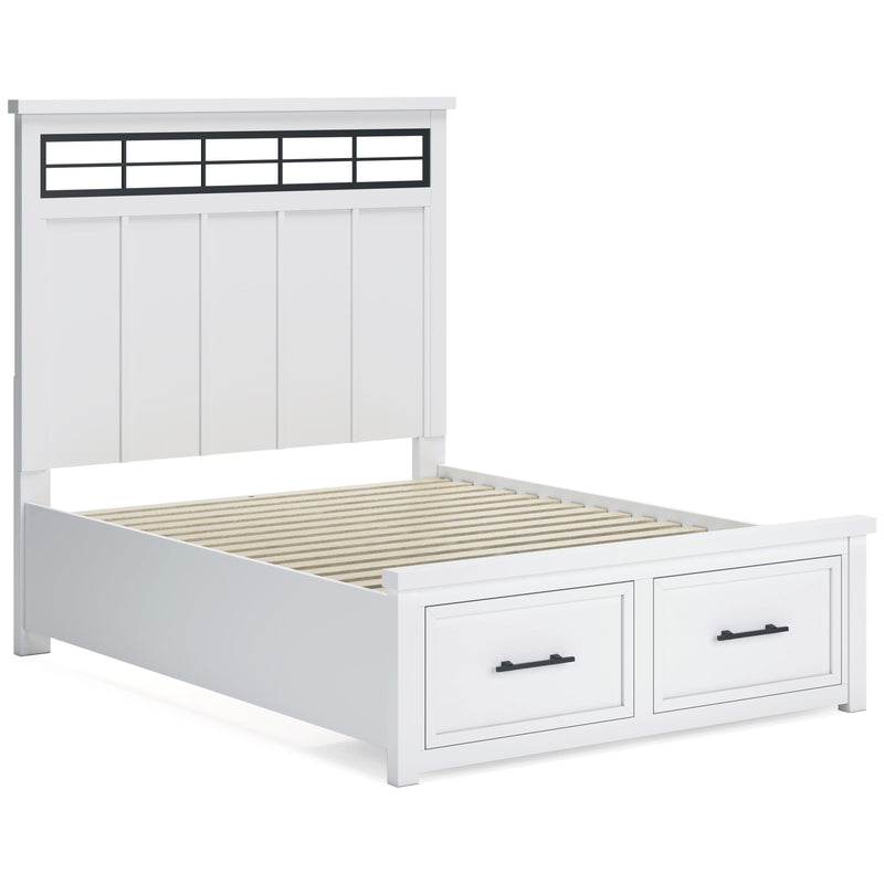 Signature Design by Ashley Ashbryn Queen Panel Bed with Storage B844-57/B844-54S/B844-97 IMAGE 5