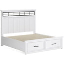 Signature Design by Ashley Ashbryn King Panel Bed with Storage B844-58/B844-56S/B844-97 IMAGE 5