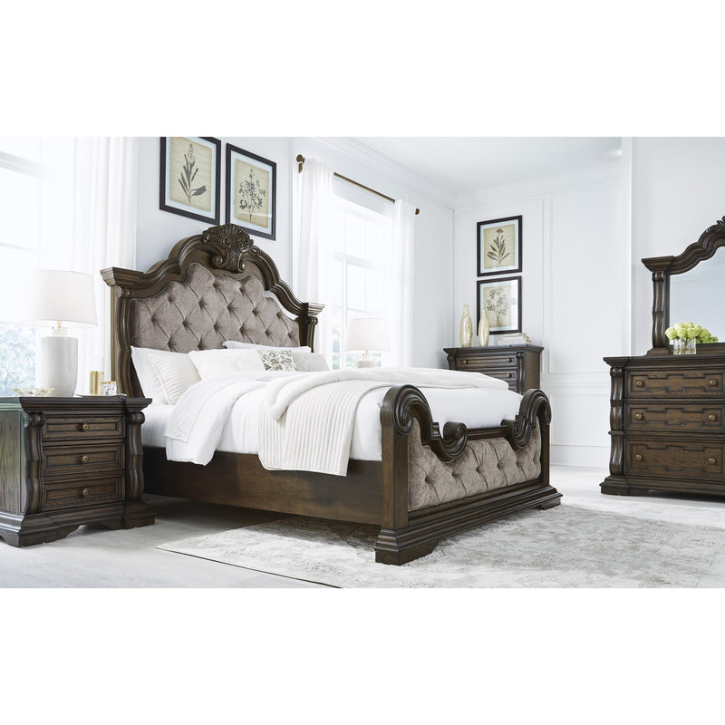 Ashley furniture king discount upholstered bed