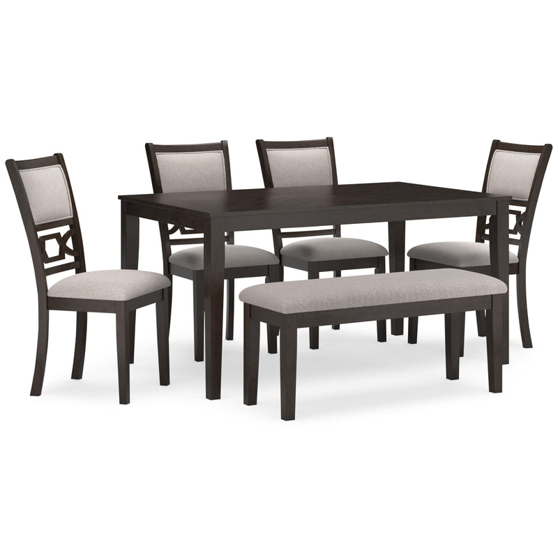 Signature Design by Ashley Langwest D422-325 Dining Room Table Set