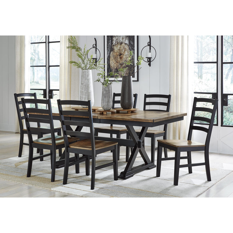Signature Design by Ashley Wildenauer D634-35 Rectangular Dining Room Extension Table IMAGE 13