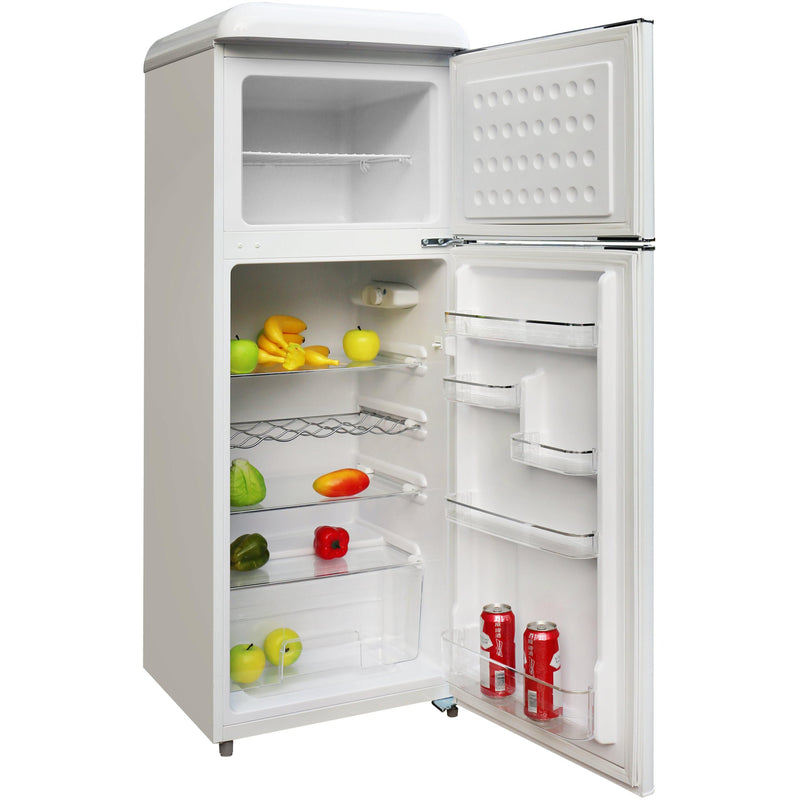 Epic 21.5-inch, 7.5 cu. ft. Freestanding Top Freezer Refrigerator ERR82W-1 IMAGE 3