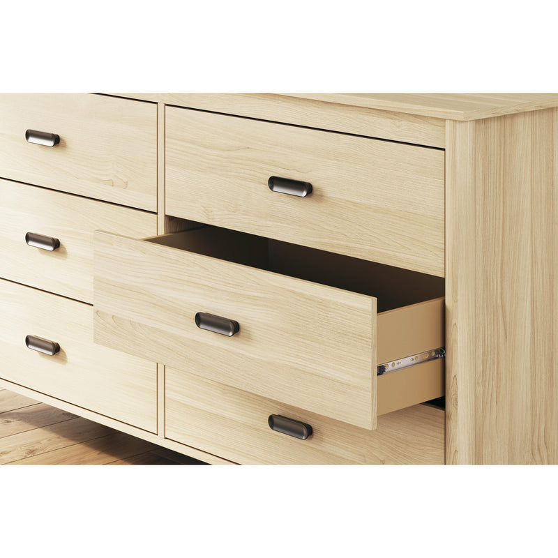 signature design by ashley cabinella casual 6-drawer dresser Amazon.com: Signature Design by Ashley Cabinella 6 Drawer Dresser, Natural Replicated Ash Wood Finish, Engineered Wood Construction, Casual Storage for Bedroom, Tan, 62" W : Home & Kitchen