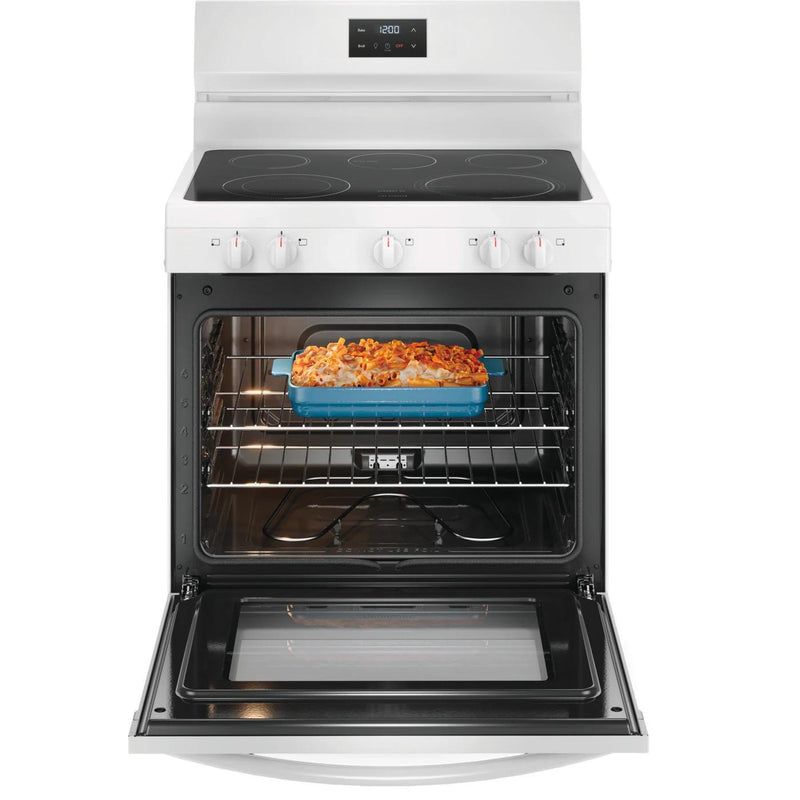 Frigidaire 30-inch Freestanding Electric Range with Even Baking Technology FCRE305CBW IMAGE 2