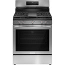 Frigidaire Gallery 30-inch Freestanding Gas Range with Air Fry Technology GCRG3060BF IMAGE 1