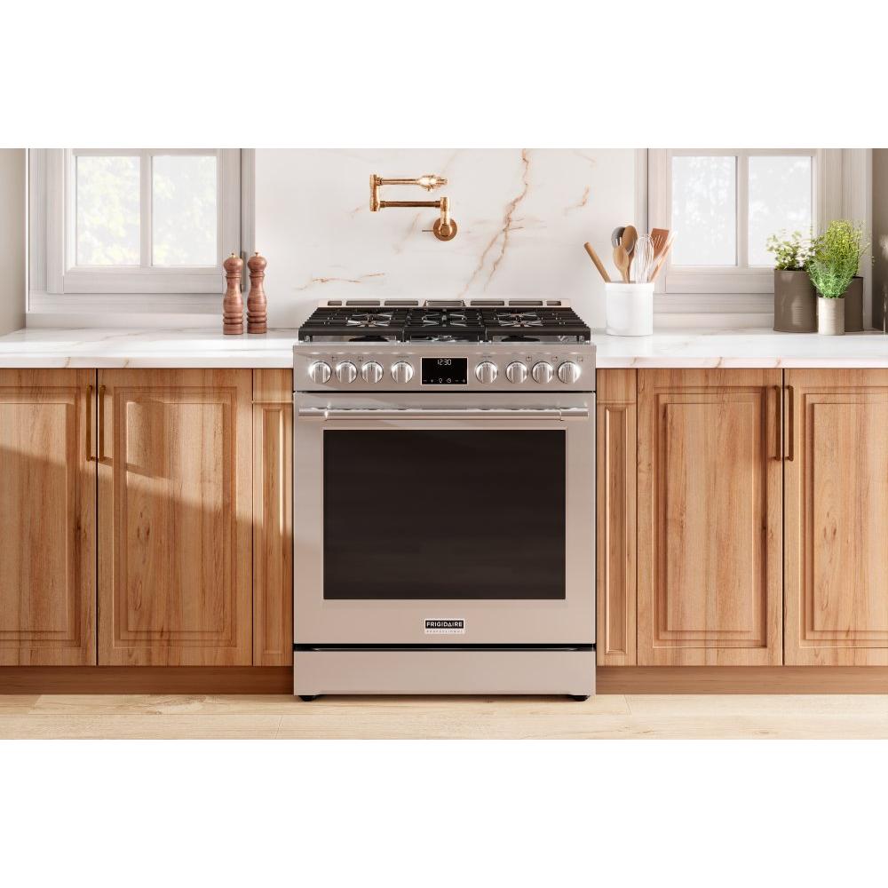 Frigidaire Professional 30-inch Slide-in Gas Range PCFG3080AF