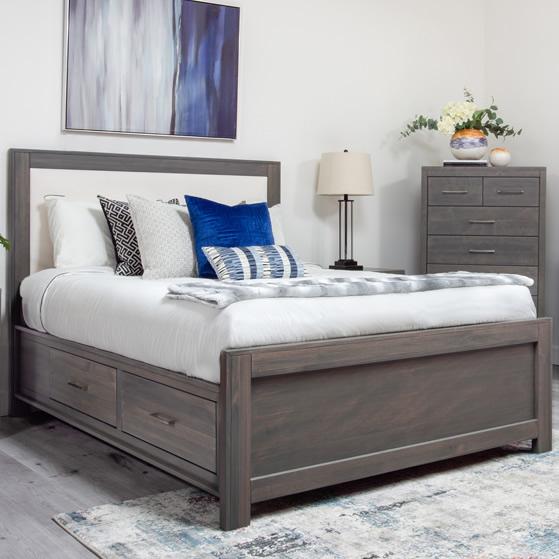 Mako Wood Furniture Beds Queen M-8000-ST-UP-Q IMAGE 1