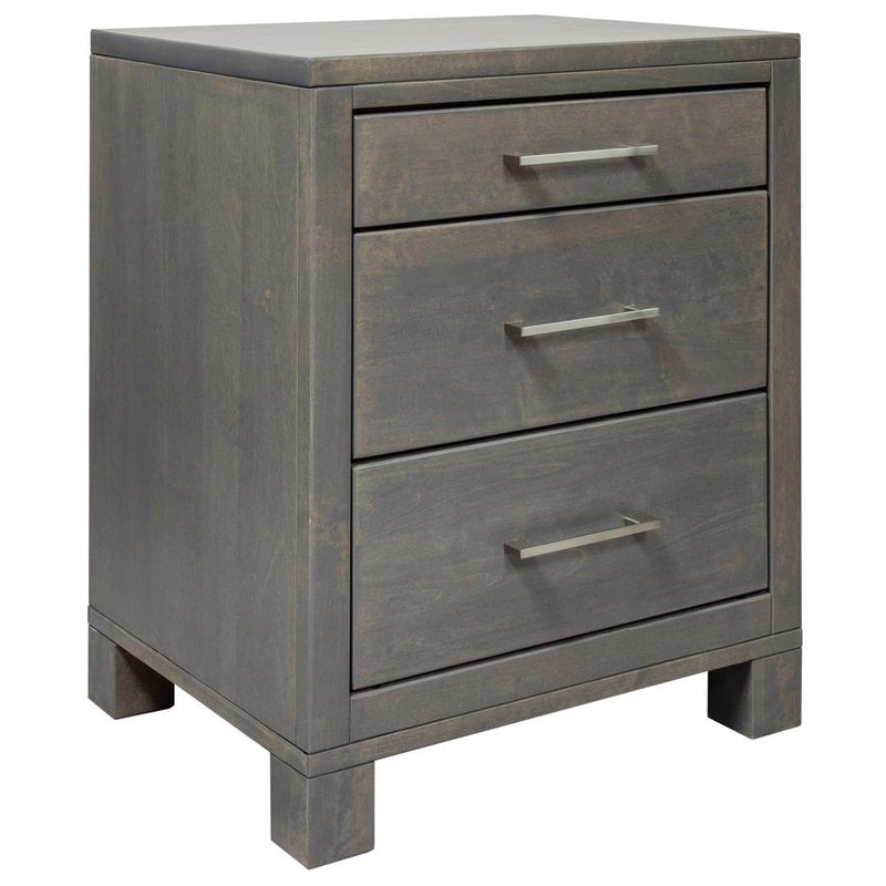 Mako Wood Furniture Delta 3-Drawer Nightstand M-8000-65 IMAGE 2