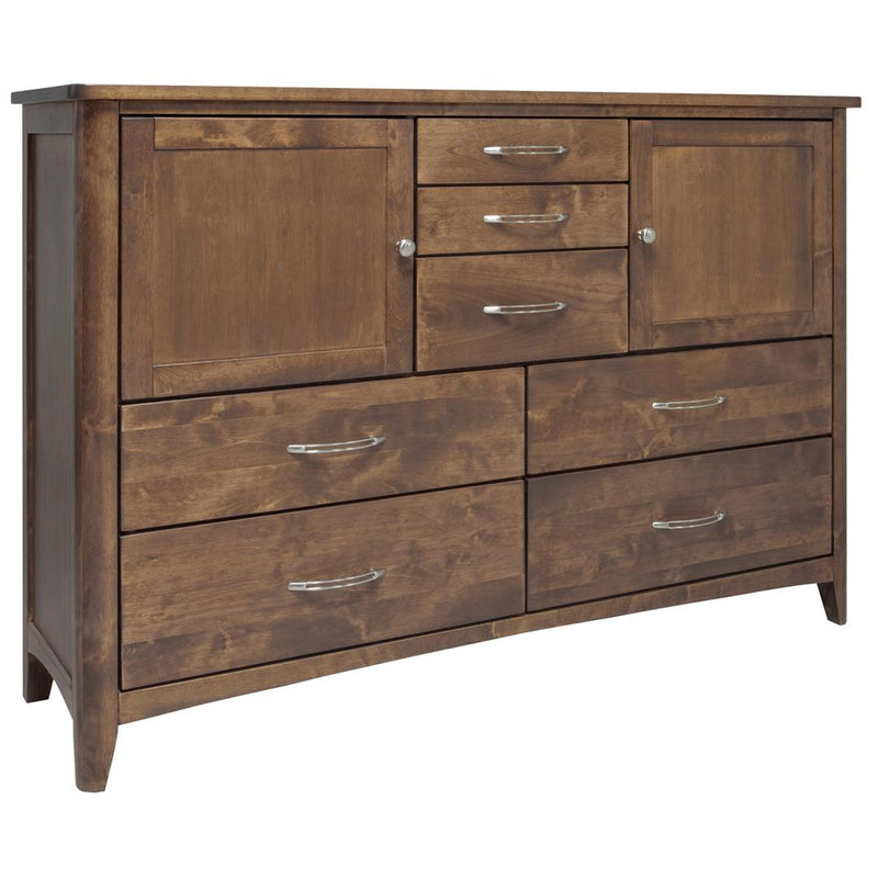 Mako Wood Furniture Dressers 7 Drawers M-8700-40-7-2D IMAGE 2
