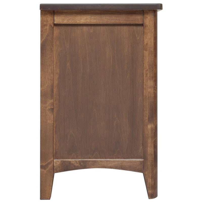 Mako Wood Furniture Saffron 3-Drawer Nightstand M-8700-65-MINI IMAGE 3