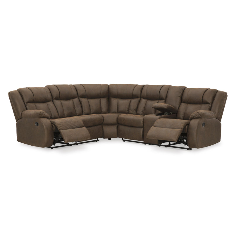 Signature Design by Ashley Trail Boys Reclining Leather Look 2 pc Sectional 8270348C/8270349C IMAGE 2
