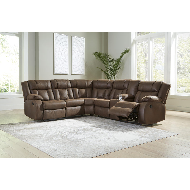 Signature Design by Ashley Trail Boys Reclining Leather Look 2 pc Sectional 8270348C/8270349C IMAGE 4