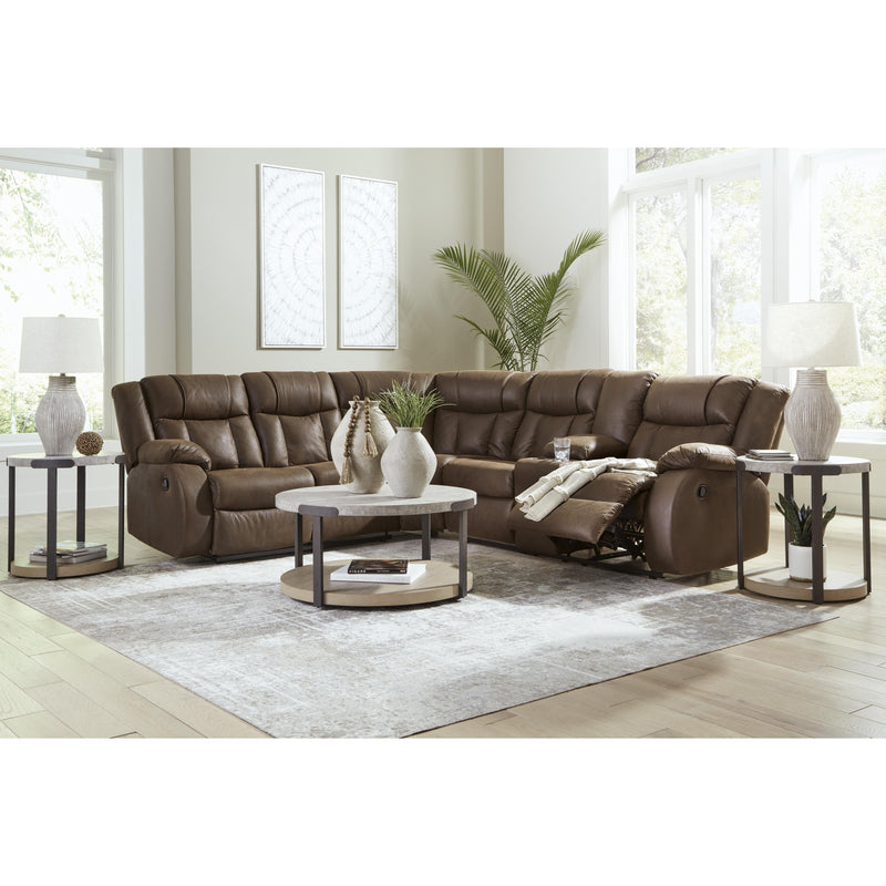 Signature Design by Ashley Trail Boys Reclining Leather Look 2 pc Sectional 8270348C/8270349C IMAGE 5