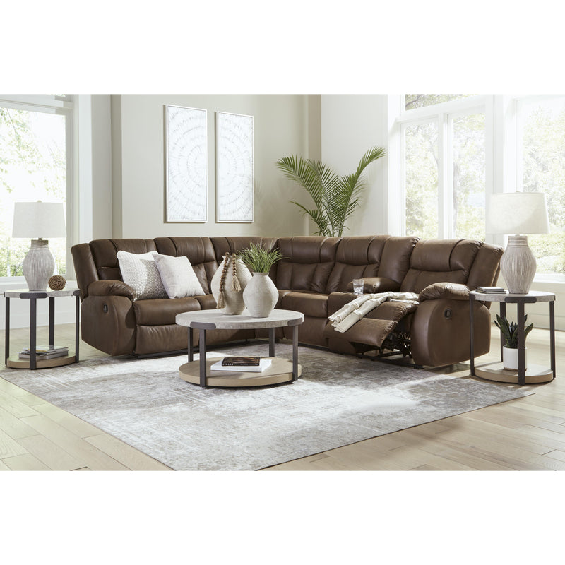 Signature Design by Ashley Trail Boys Reclining Leather Look 2 pc Sectional 8270348C/8270349C IMAGE 6