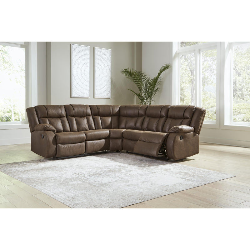 Signature Design by Ashley Trail Boys Reclining Leather Look 2 pc Sectional 8270348C/8270350C IMAGE 4