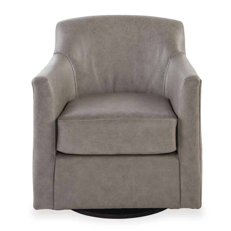 Signature Design by Ashley Bradney Swivel Leather Match Accent Chair A3000324C IMAGE 2