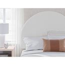  Signature Design by Ashley Wistenpine B1323-87 Full Upholstered Round Headboard IMAGE 3