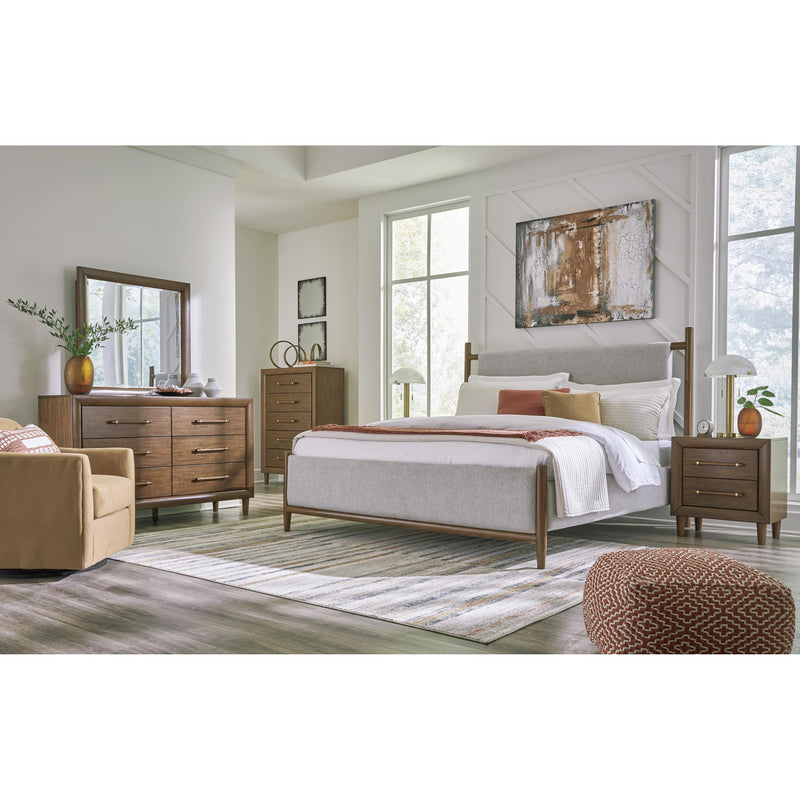 Signature Design by Ashley Lyncott Queen Upholstered Panel Bed B615-81/B615-97 IMAGE 12