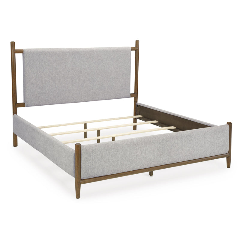 Signature Design by Ashley Lyncott Queen Upholstered Panel Bed B615-81/B615-97 IMAGE 3